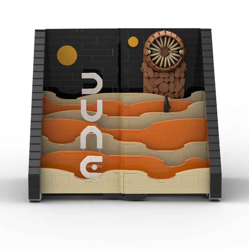 Board Game Dune - New 1385Pcs Famous Dune Book Moc