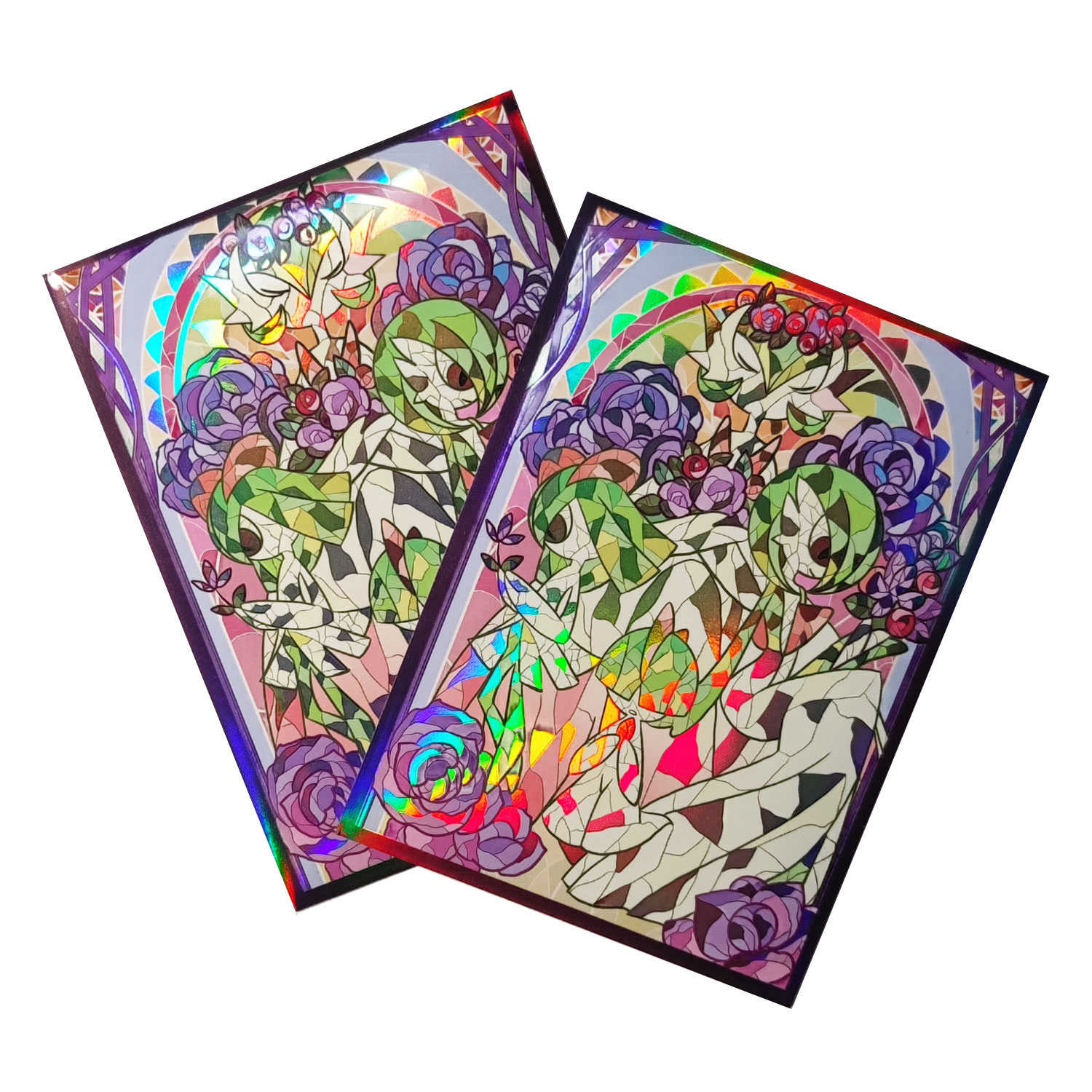 Board Game Illustrator - 60ct Holo Card Sleeves 66x91mm Anime