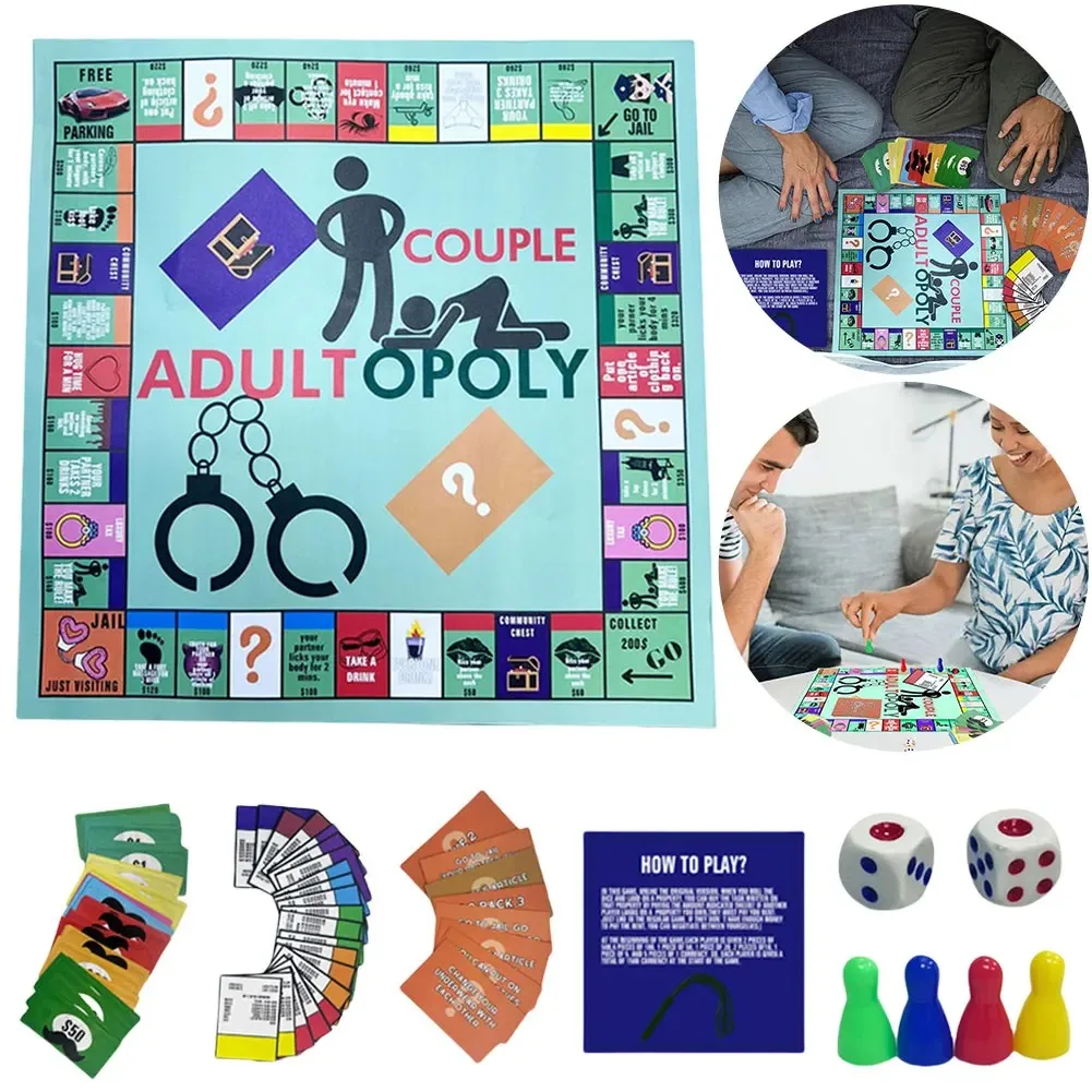 Board Game Coup - ！！Adultopoly Board Game Couple Adult Opoly