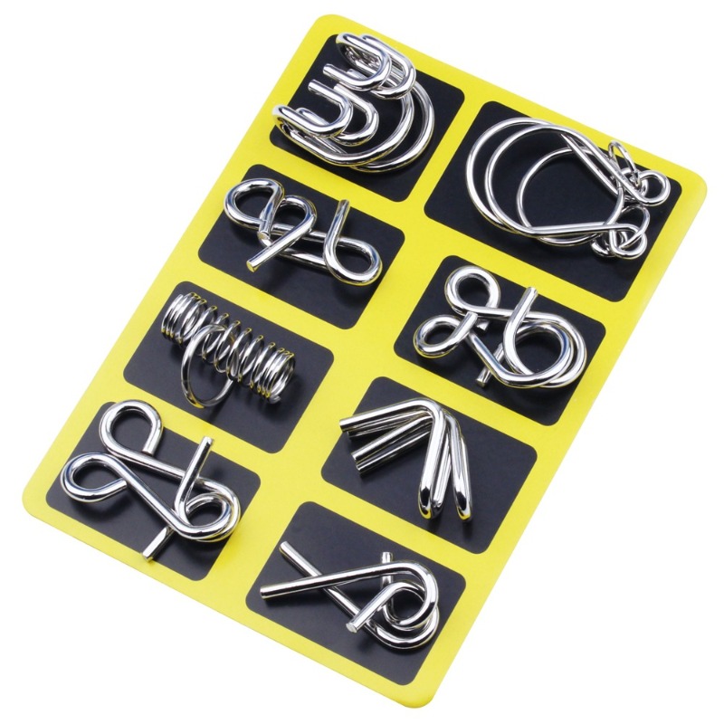 8 Pieces Metal Puzzle Set Clas - đánh giá và giá Board Game Pdf