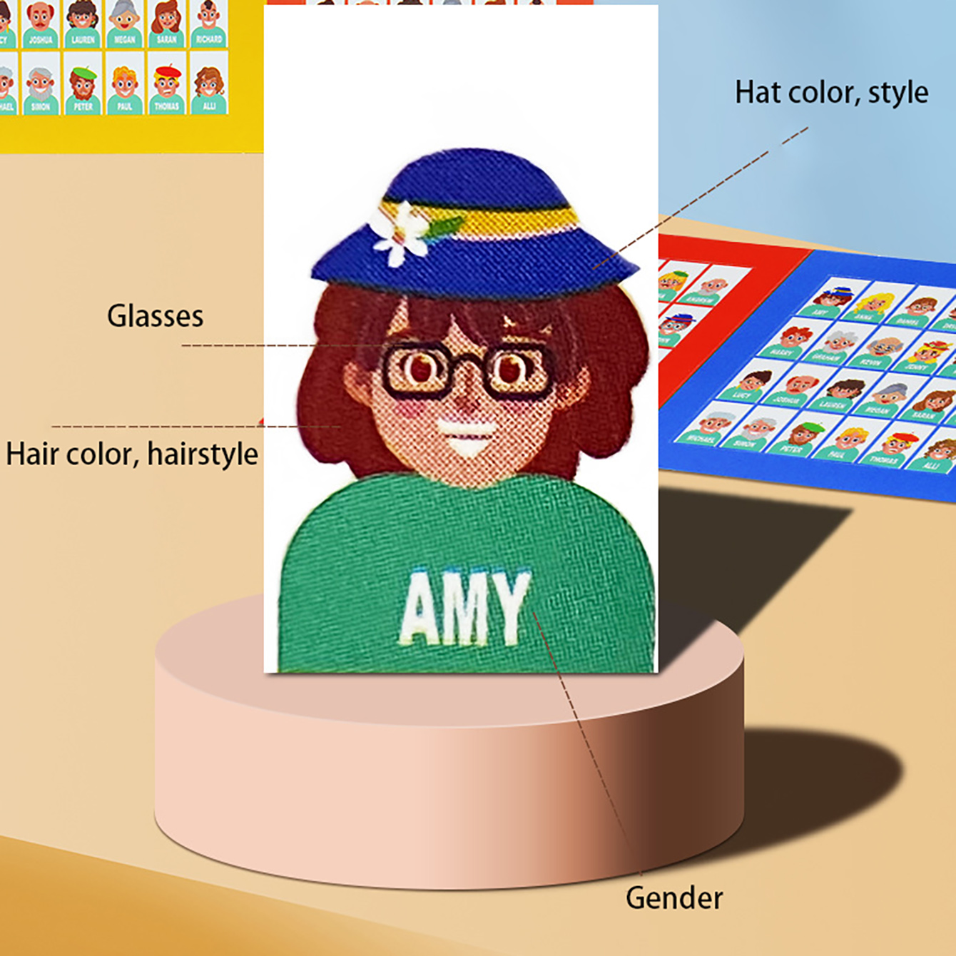 Family Guessing Board Game Who - đánh giá và giá Board Game Pdf