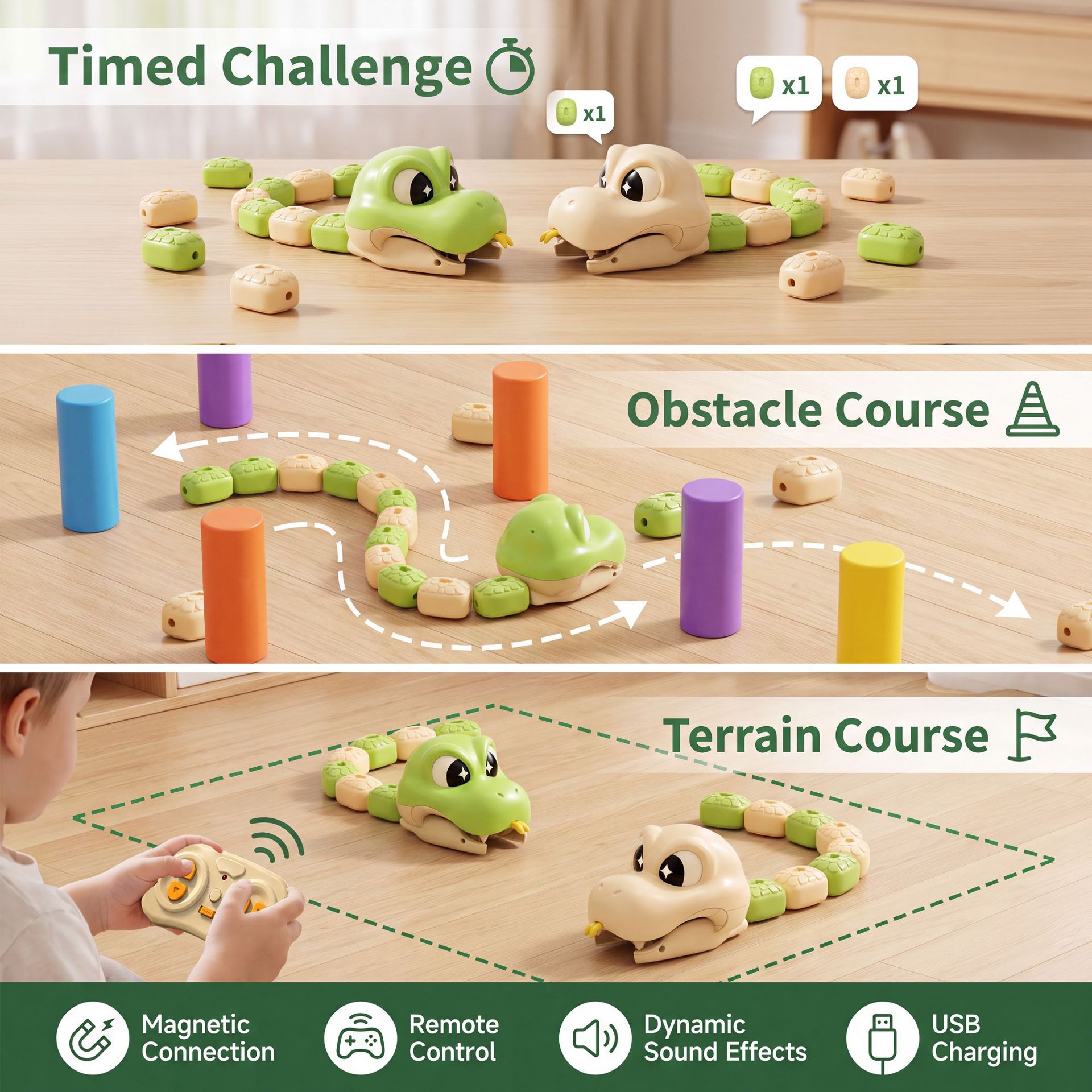 Magnetic Snake Game Remote Con - đánh giá và giá Board Game Root