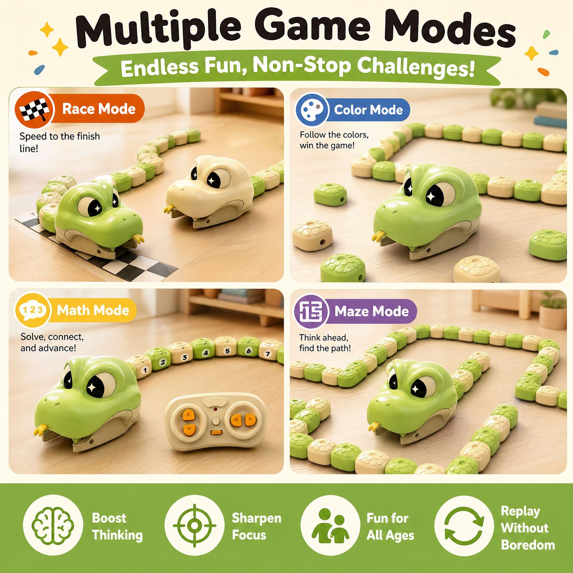 Magnetic Snake Game Remote Con - đánh giá và giá Board Game Root