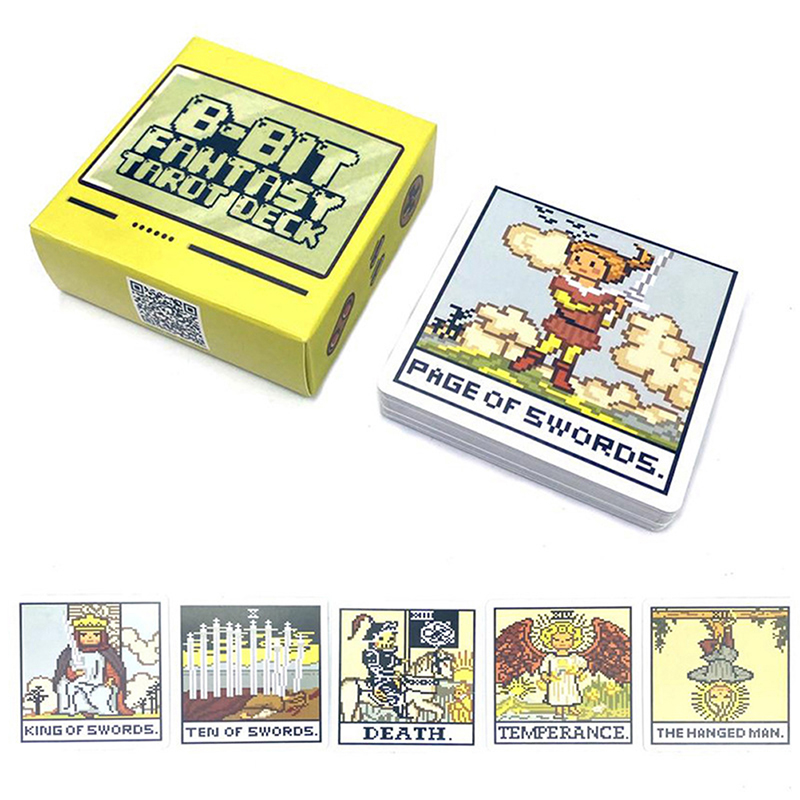 1Box 8 Bit Fantasy Tarot Deck  - đánh giá và giá Board Game Pdf