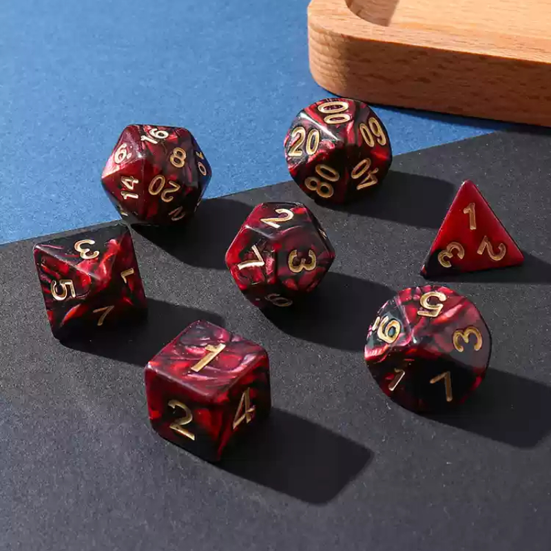 Polyhedral Dice Double-colors  - đánh giá và giá Board Game Ludo