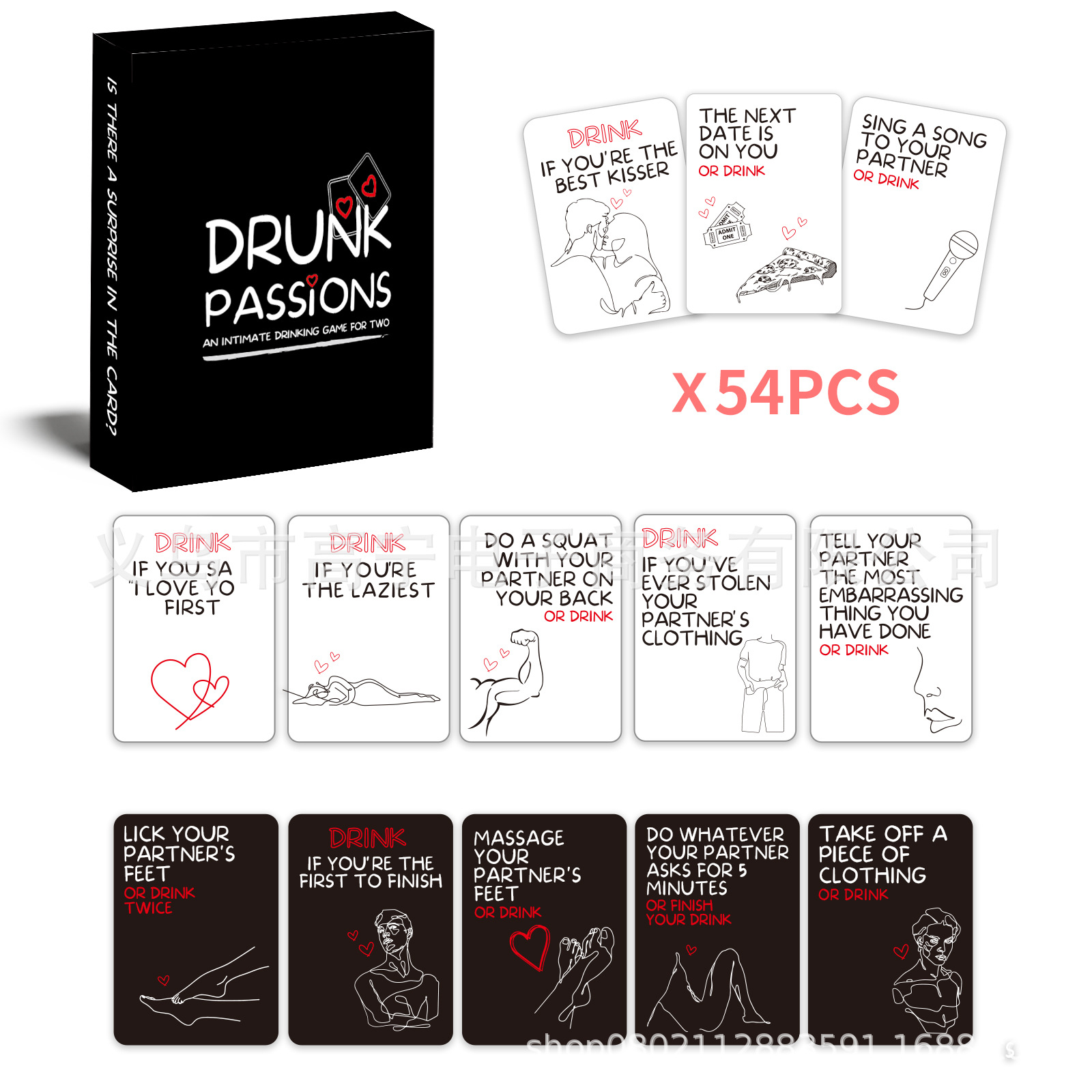 Drunk Passions Lovers Couples  - đánh giá và giá Board Game Coup