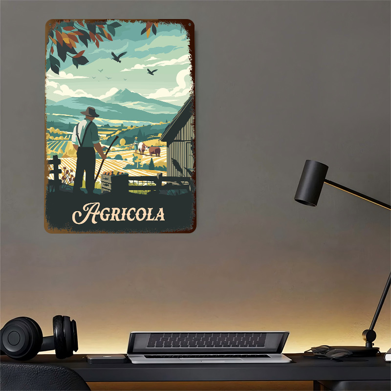 Agricola Board Game Inspired I - đánh giá và giá Board Game Illustrator