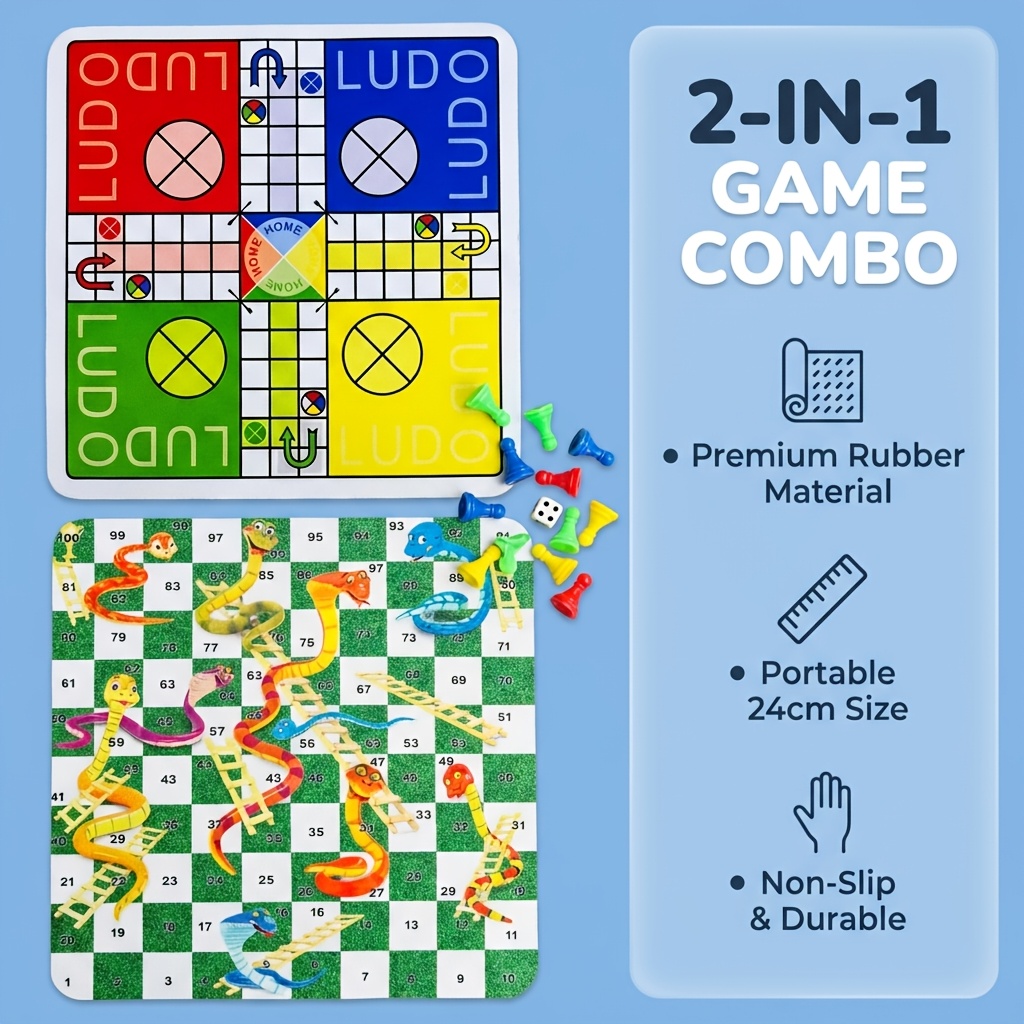 2 in 1  Ludo and Snake and Lad - đánh giá và giá Board Game Ludo