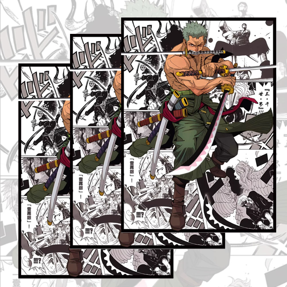 60PCS 66x91mm One Piece Anime  - đánh giá và giá Board Game Illustrator