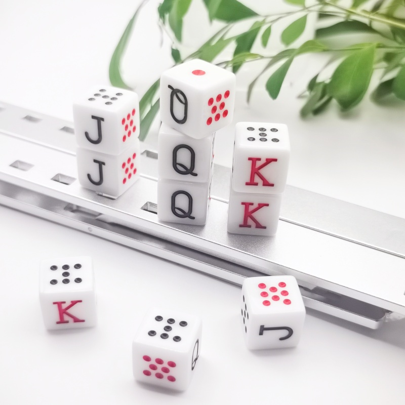 10Pcs/set 16mm Poker Dice Game - đánh giá và giá Board Game Ludo