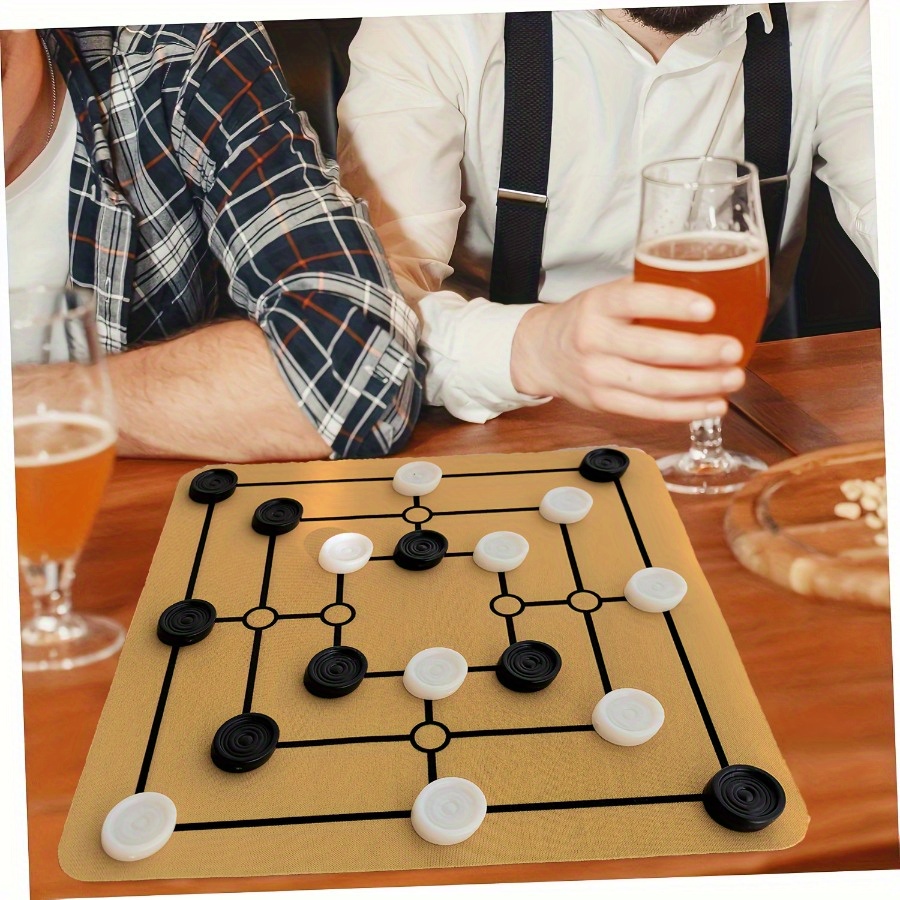 1pc Nine Mens Morris Board Gam - đánh giá và giá Board Game Ludo